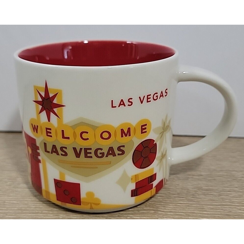 Starbucks You Are Here / Been There Collection LAS VEGAS Mug 14 Oz CITIES No Box